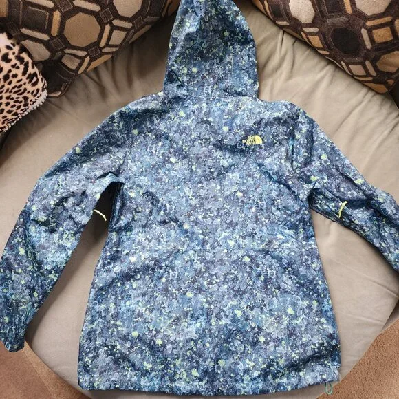 The North Face Alta Vista Rain Jacket DryVent Waterproof Printed Womens L - Picture 3 of 8